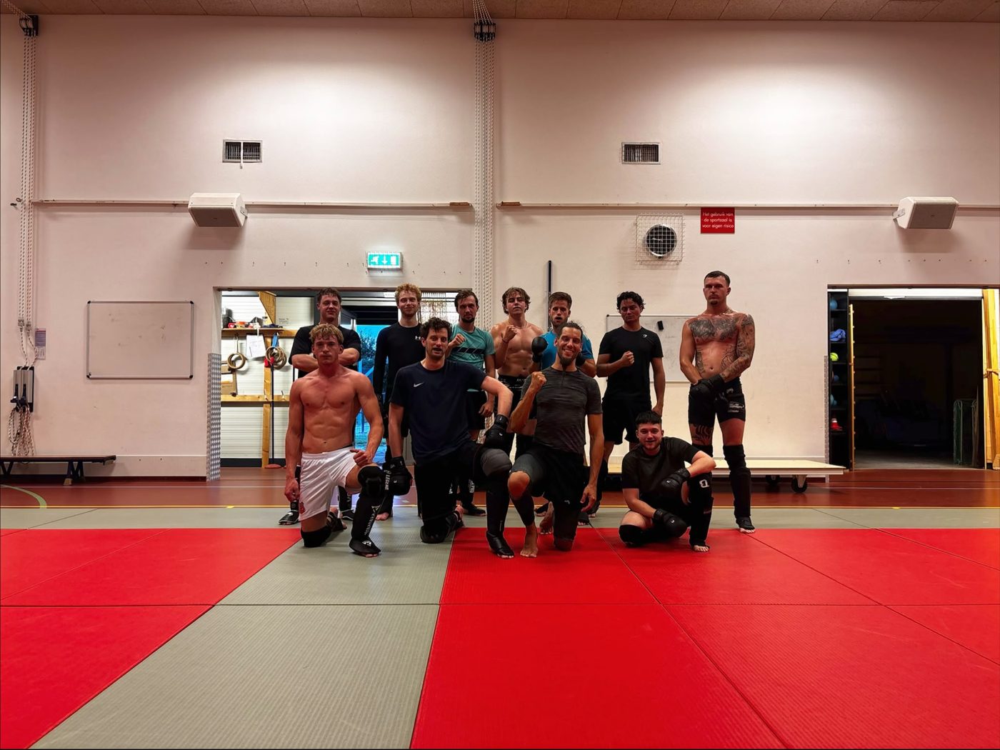De groep na de training in Zwaagdijk-Oost