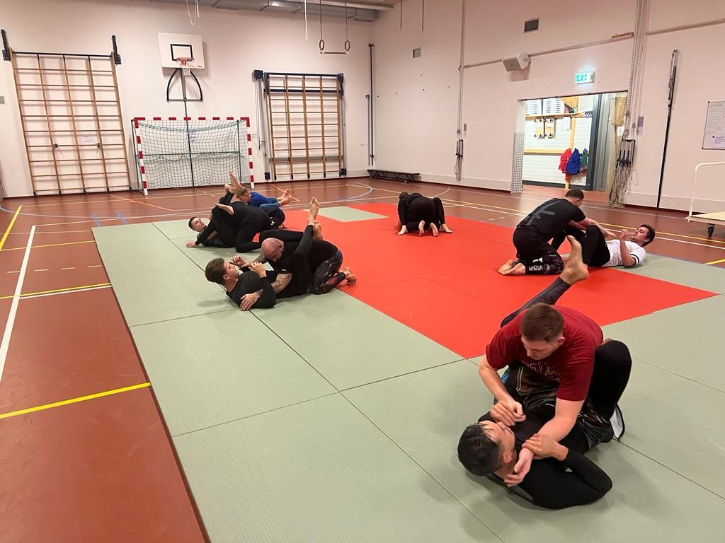 Grappling op de mat